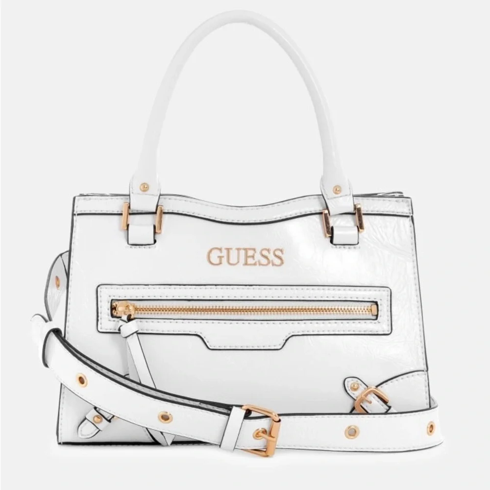 New GUESS Dementri Satchel With Wallet